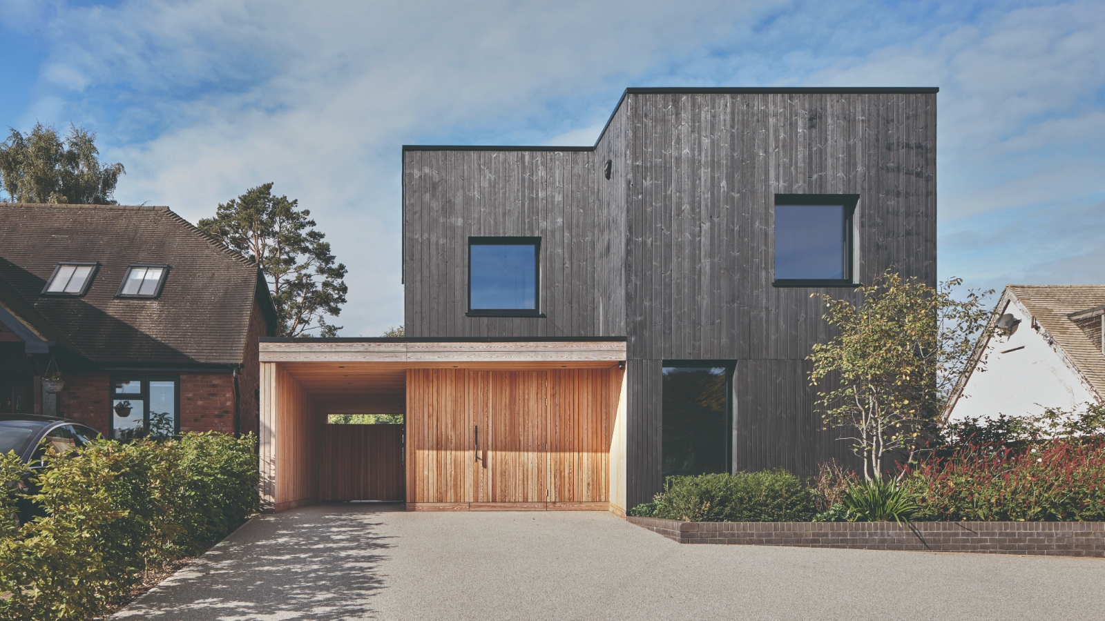 Exterior of a passivaus home