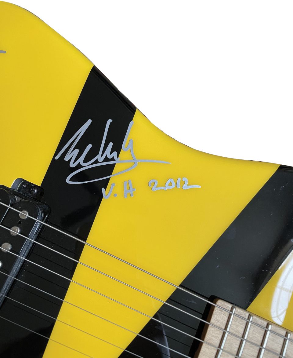 Eddie Van Halen's 2012 Charvel Art Series guitar