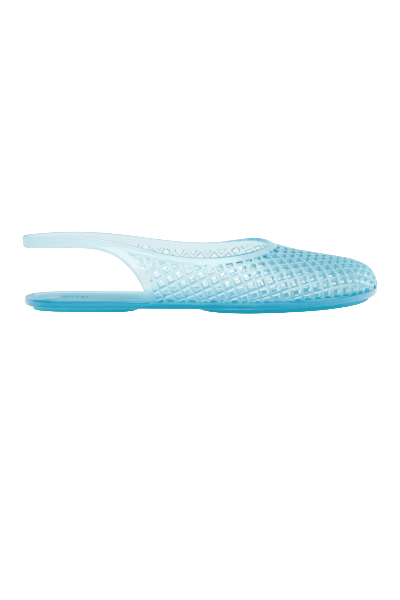 ZARA, Rubberized Effect Slingback Shoes