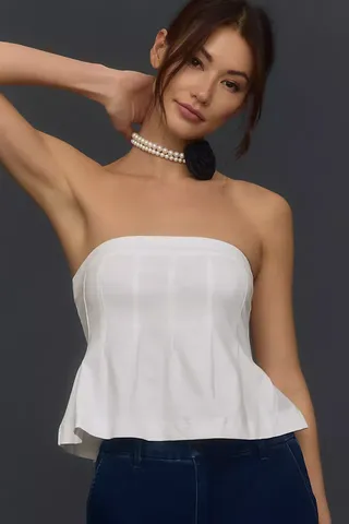 Maeve Fontana Flared Tube Top