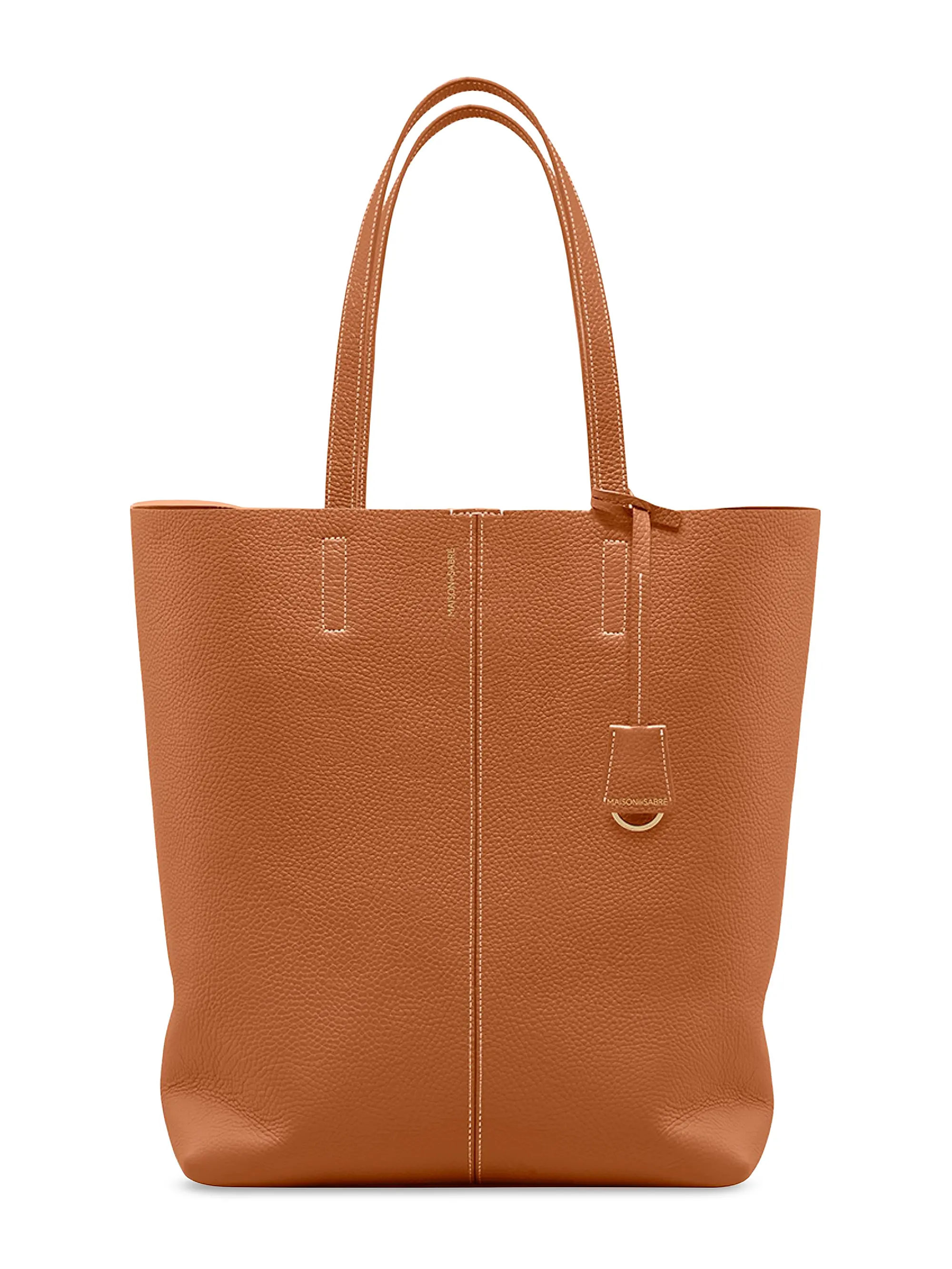 Tall Leather Soft Tote