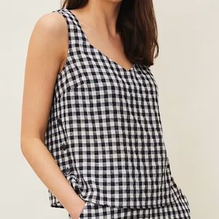 Phase Eight Gingham Top