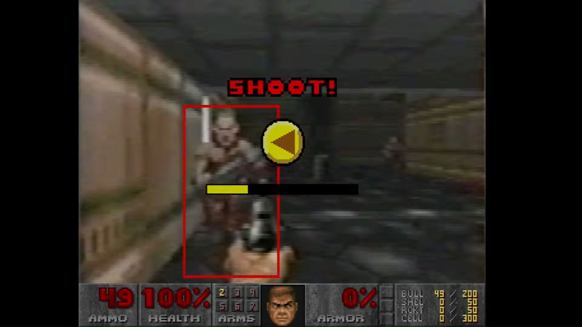 An FPGA-driven FMV-interactive version of Doom