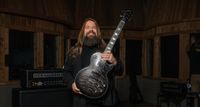 Mark Morton with his signature Les Paul Modern