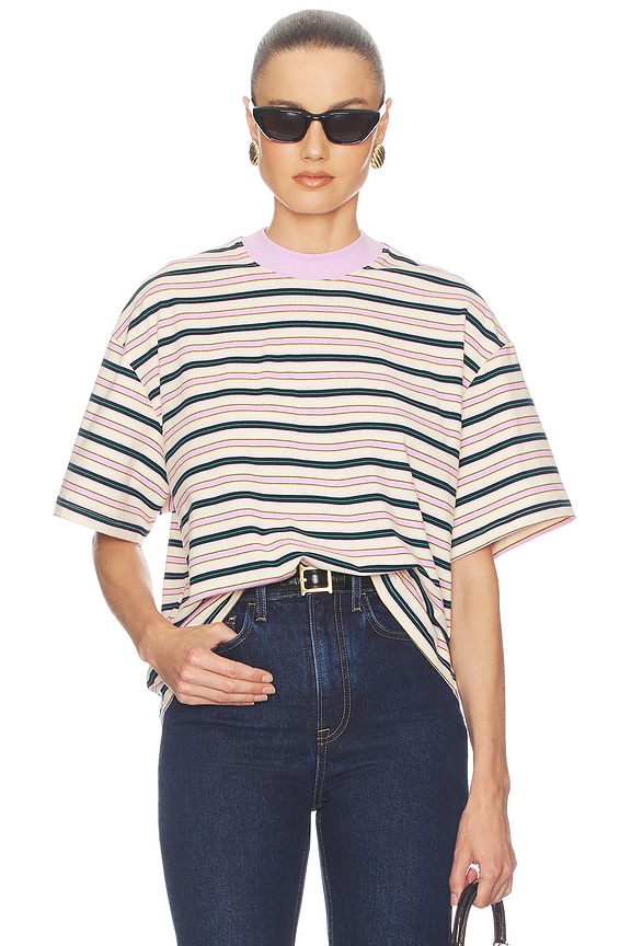 The Boxy Tee in Stripe