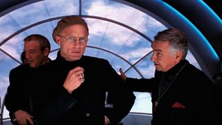 Ed Harris and Philip Baker Hall in The Truman Show