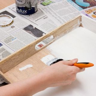 painting a photo tray