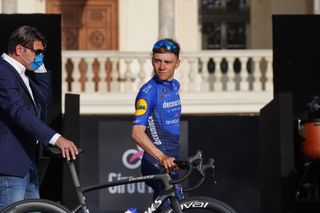 Giro d'Italia 2021 - 104th Edition - Torino - Castello del Valentino - Team Presentation - 06/05/2021 - Remco Evenepoel (BEL - Deceuninck - Quick-Step) - photo Luca Bettini/BettiniPhotoÂ©2021
