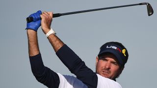 Bubba Watson competing in the 2018 ryder cup