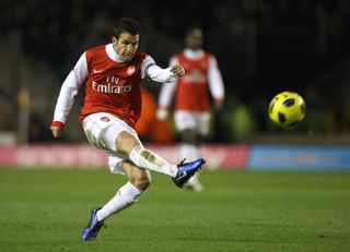Cesc Fabregas was with Arsenal between 2006 and 2014