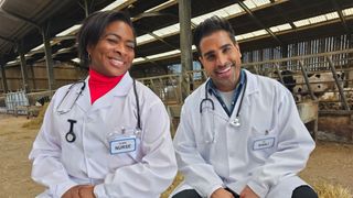 Denise Nurse and Ranj Singh for Celebrity Escape to the Country