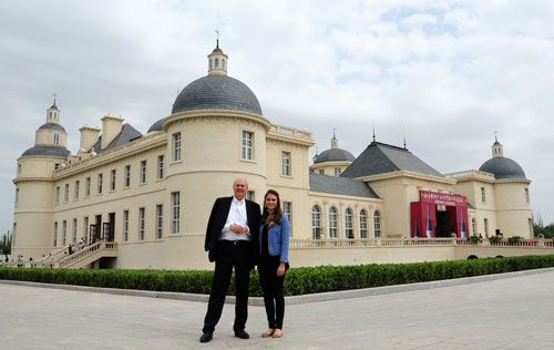 Laurenz and Sophie Moser Chateau Changyu Moser XV