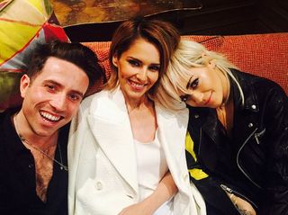 X Factor judges Nick Grimshaw, Cheryl Fernandez-Visini and Rita Ora