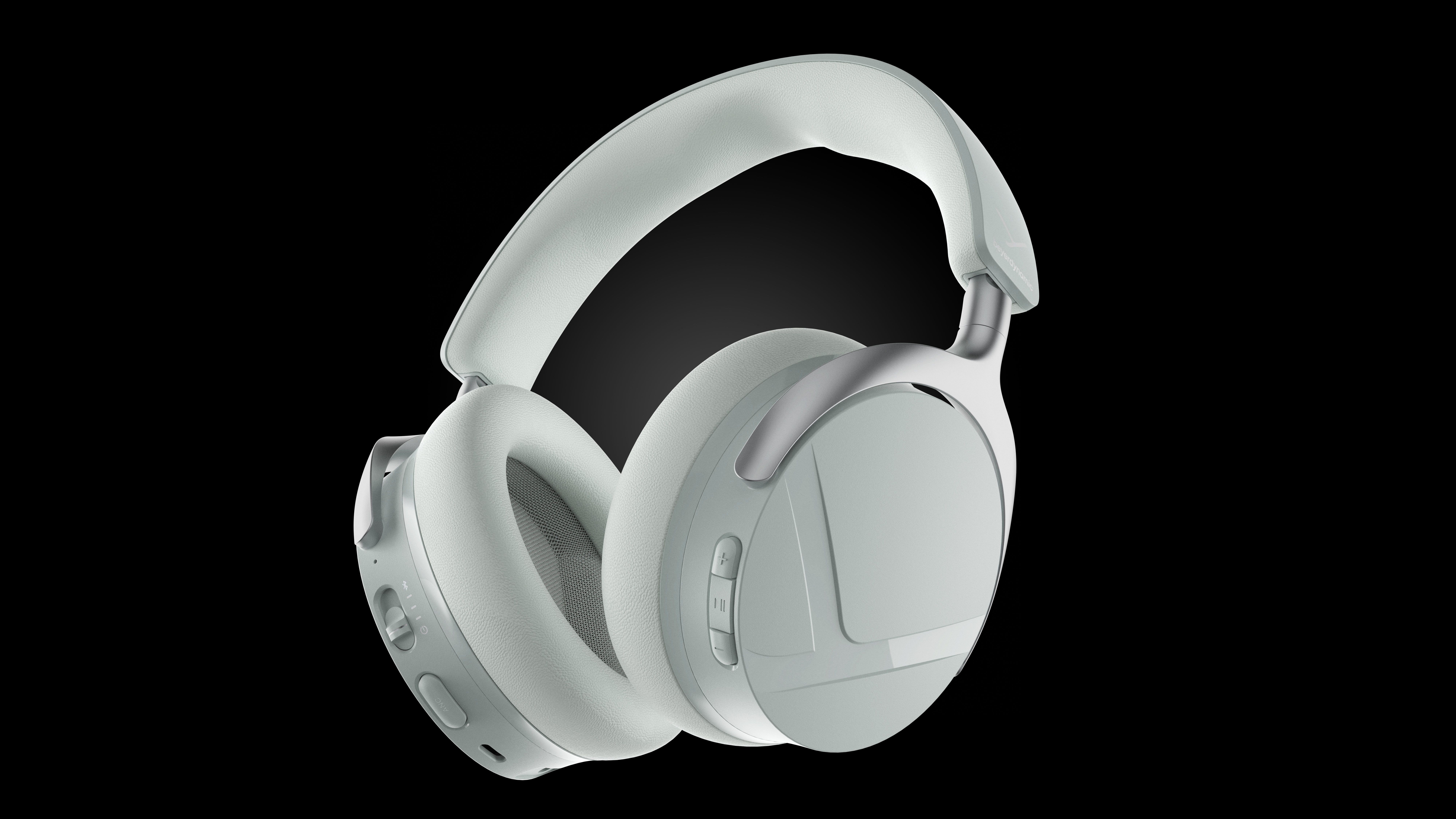Beyerdynamic Aventho Y in white on black background