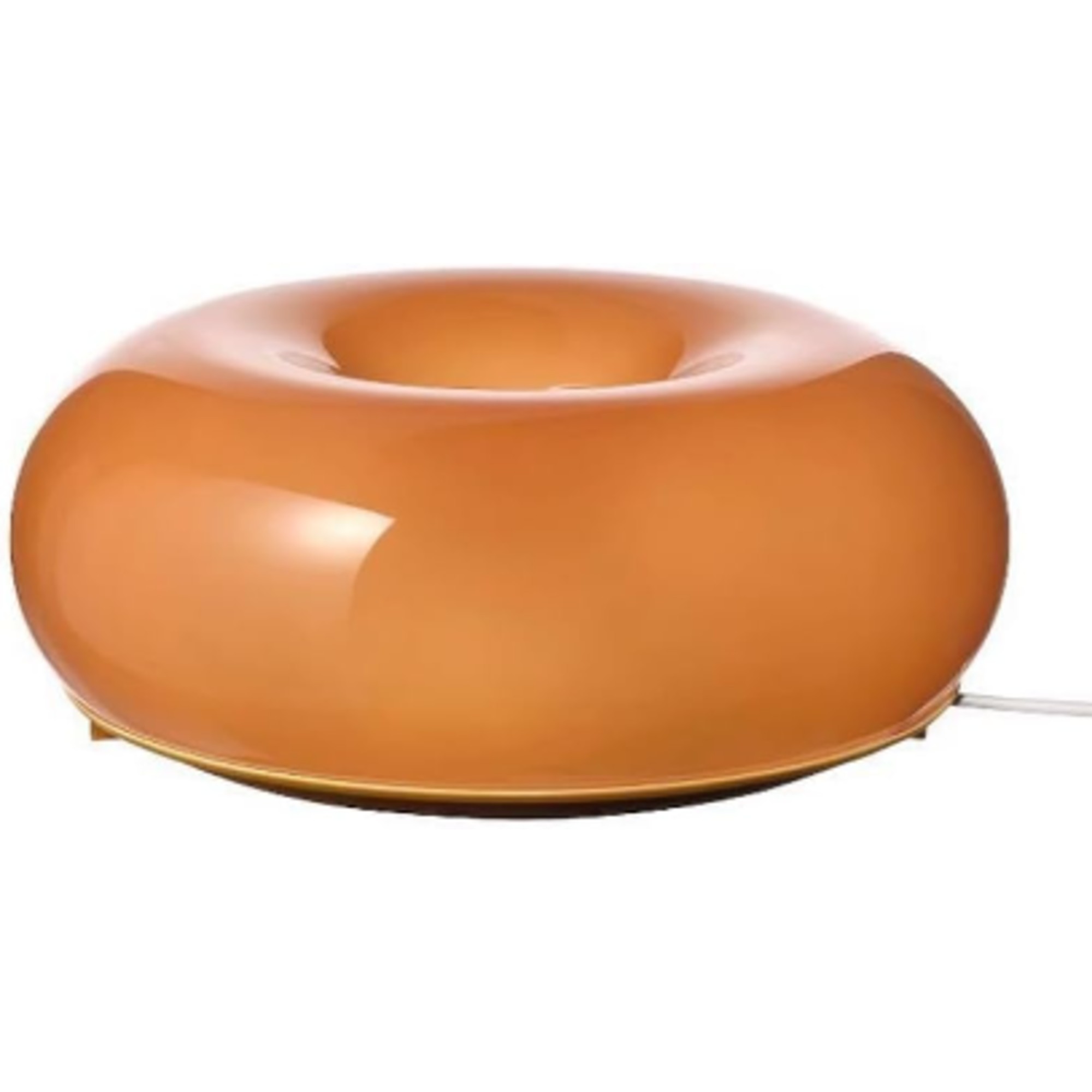 Klobvtt Orange Glass Table Lamp