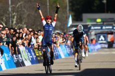 celia gery celebrates under-23 women's title in european cyclocross championships