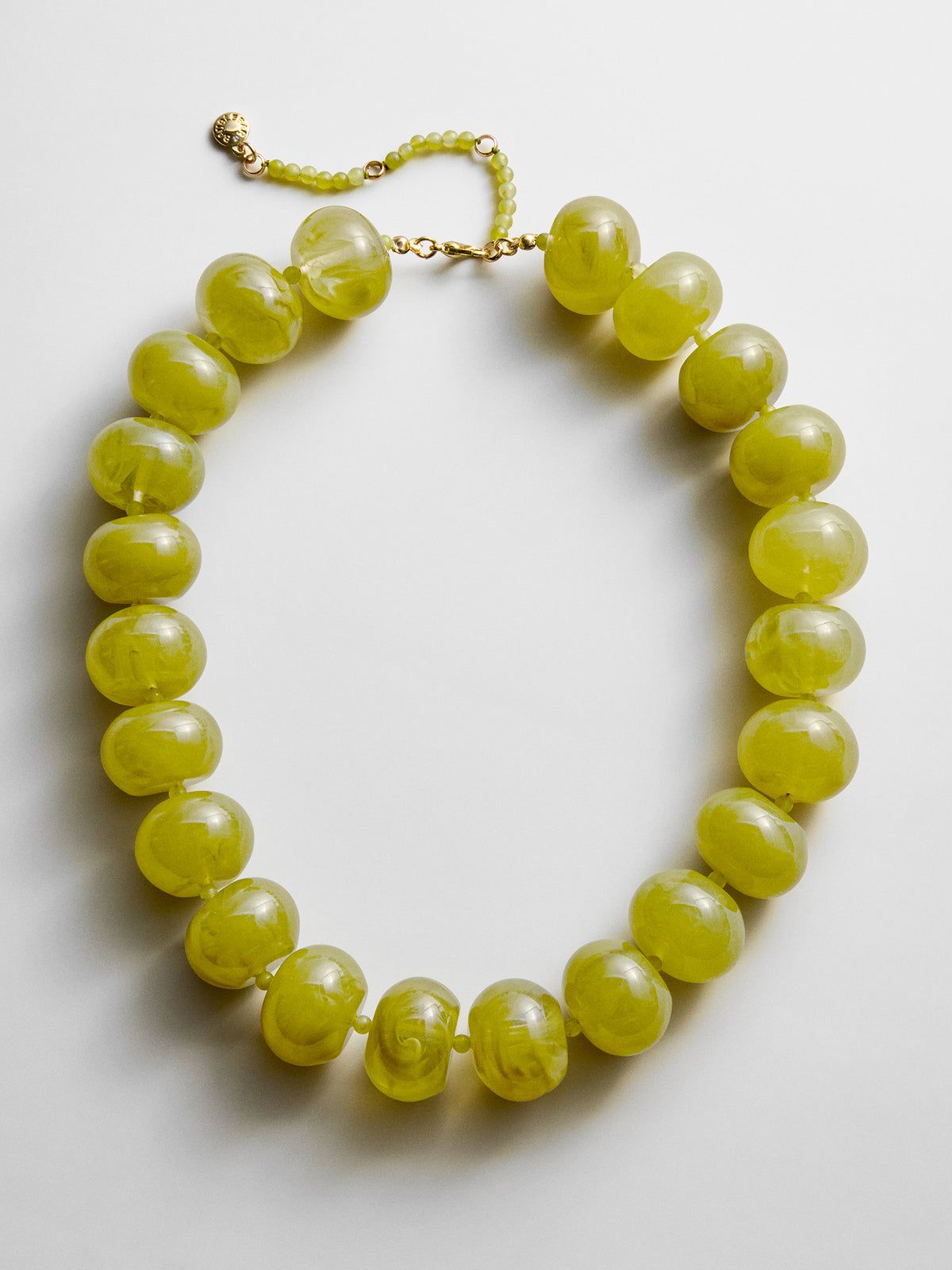 Joan Semi-Precious Necklace - Olive