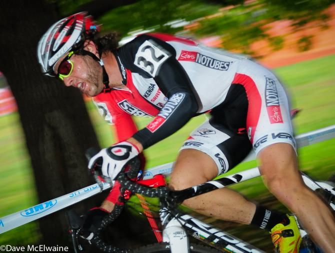 Jake Wells (Stan's NoTubes) in the woods