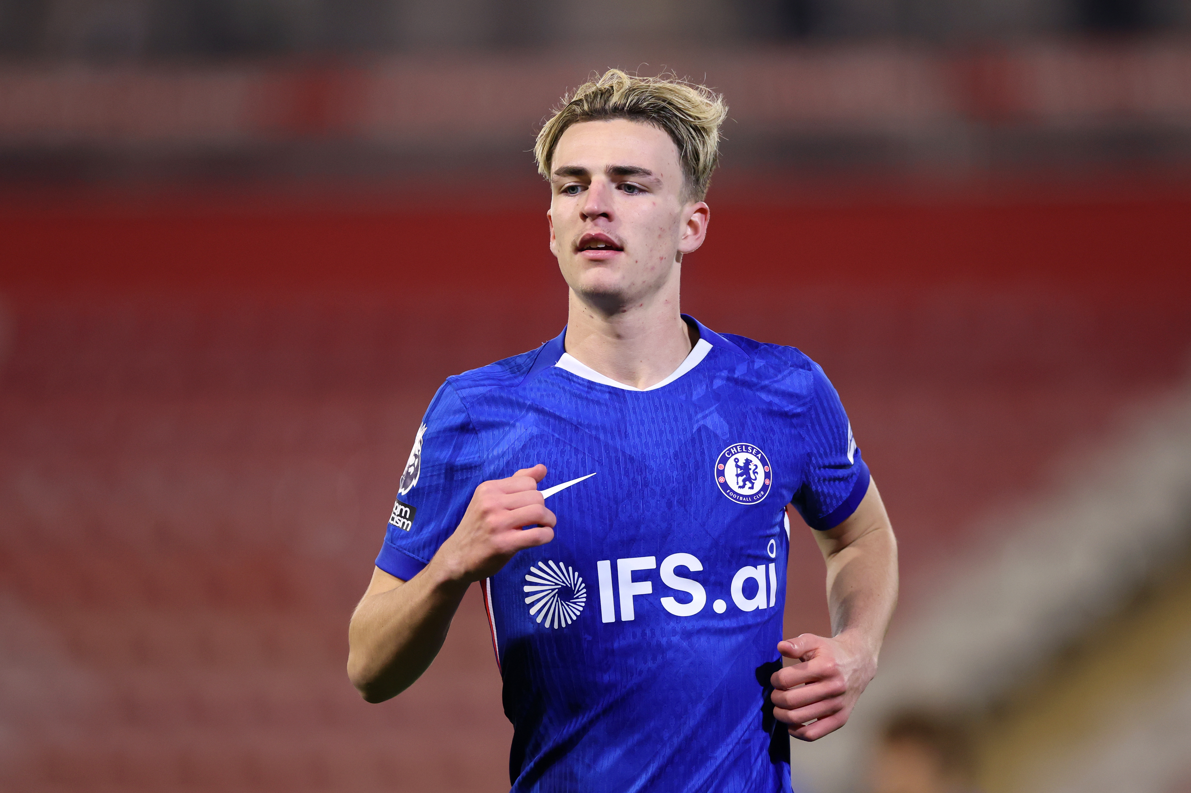 Chelsea forward Jesse Derry