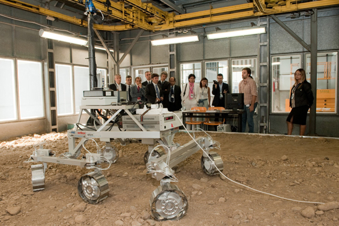 ExoMars Rover prototype demonstration 2010