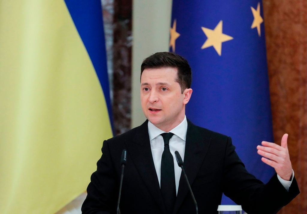 Volodymyr Zelensky.