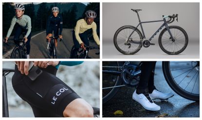 October tech products featured include Fizik Artica GTX shoes and Le Col Thermal Cargo bib shorts