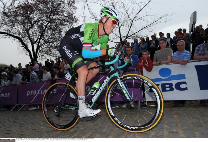 Lars Boom (Belkin) with tape over his injured elbow
