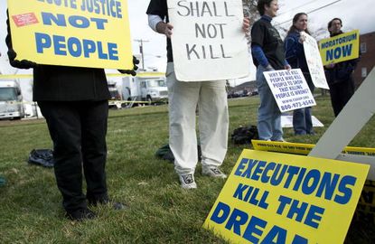 Only 56 percent of U.S. citizens support the death penalty