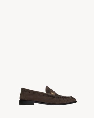 Saint Laurent, Le Loafer Penny Slippers in Suede