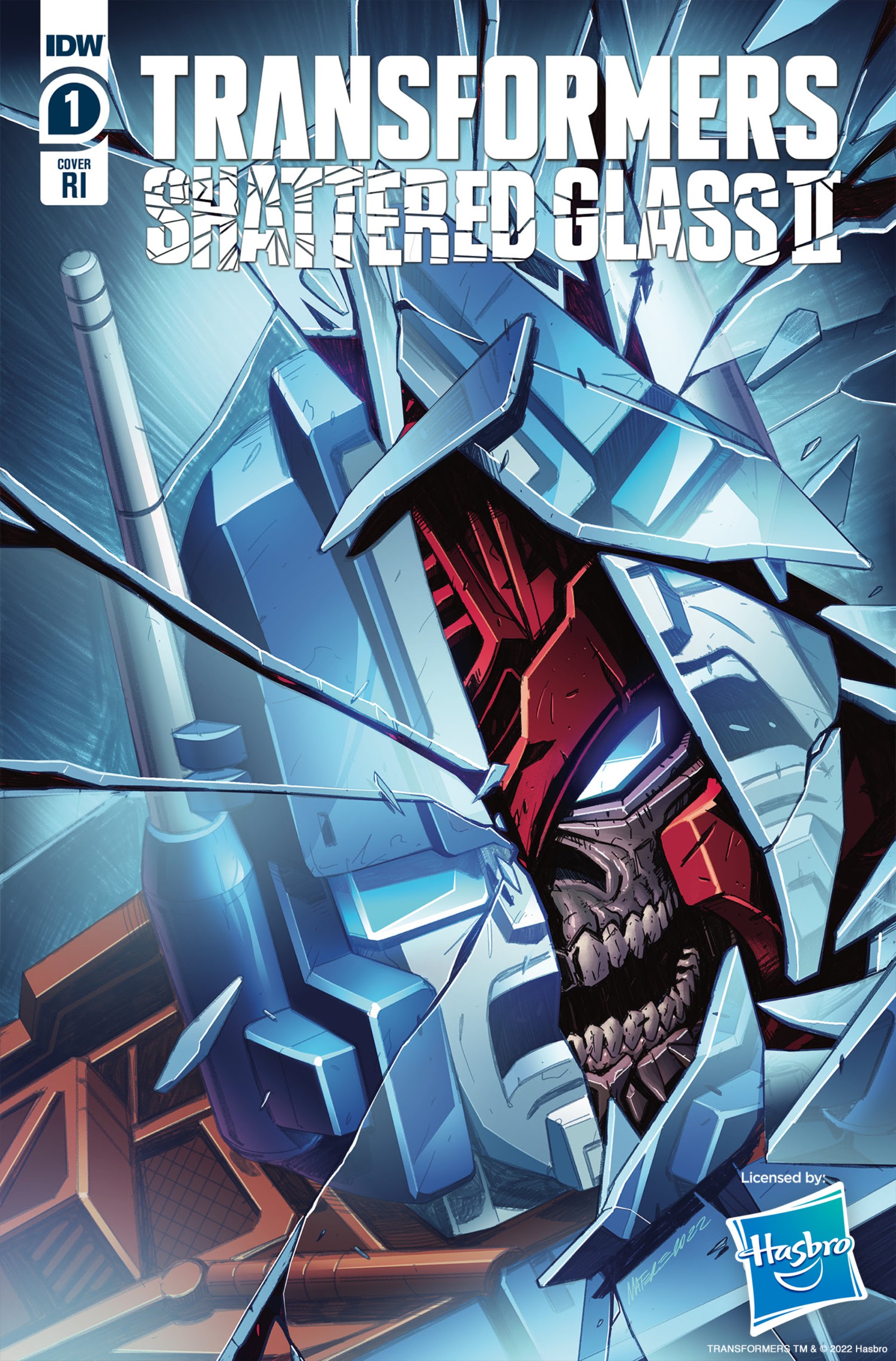 Transformers: Shattered Glass 2 #1 variant cover by Nick Brokenshire
