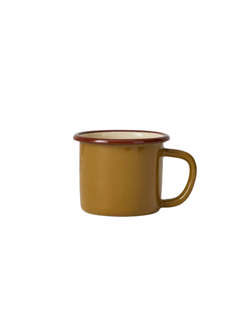 Contrast Rim Enamel Mug