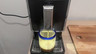 tchibo coffee machine in action