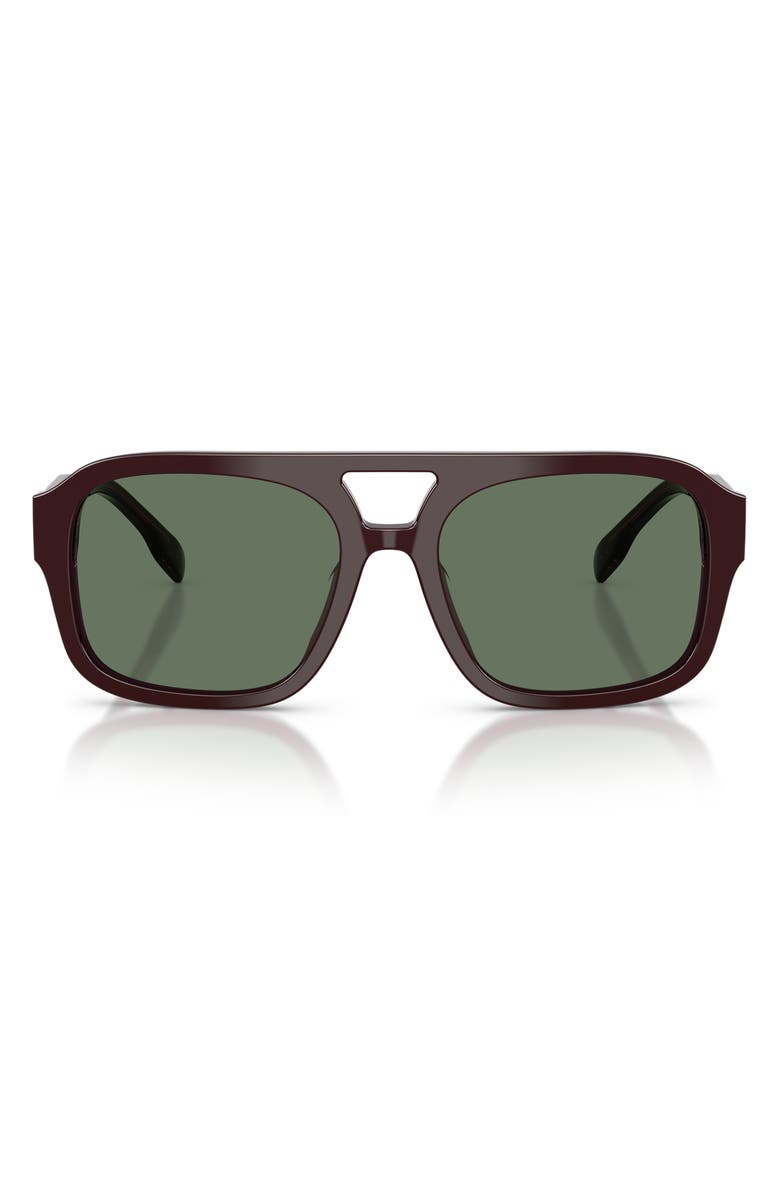 53mm gradient pilot sunglasses