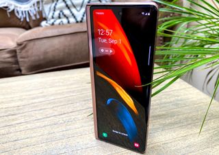Samsung Galaxy Z Fold 2 review cover display