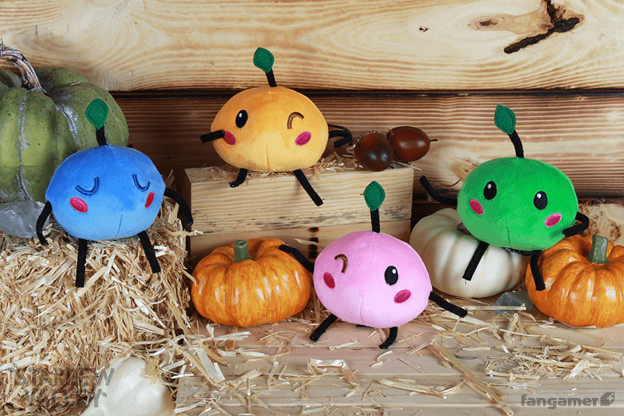Junimo from Stardew Valley plushes