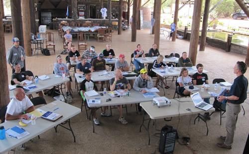National Education Programs director Austin McInerny lectures prospective and existing coaches at the first NICA Leaders' Summit in Austin Texas.
