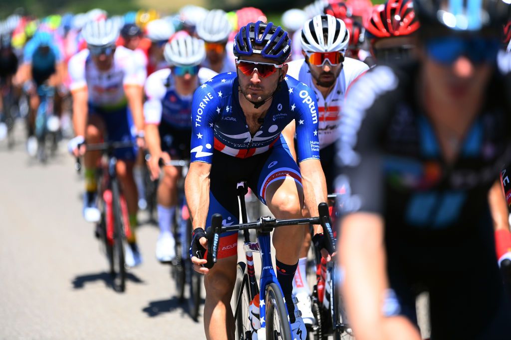 US national champion Joey Rosskopf at the Tour de Suisse