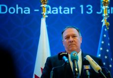 Secretary of State Mike Pompeo in Qatar