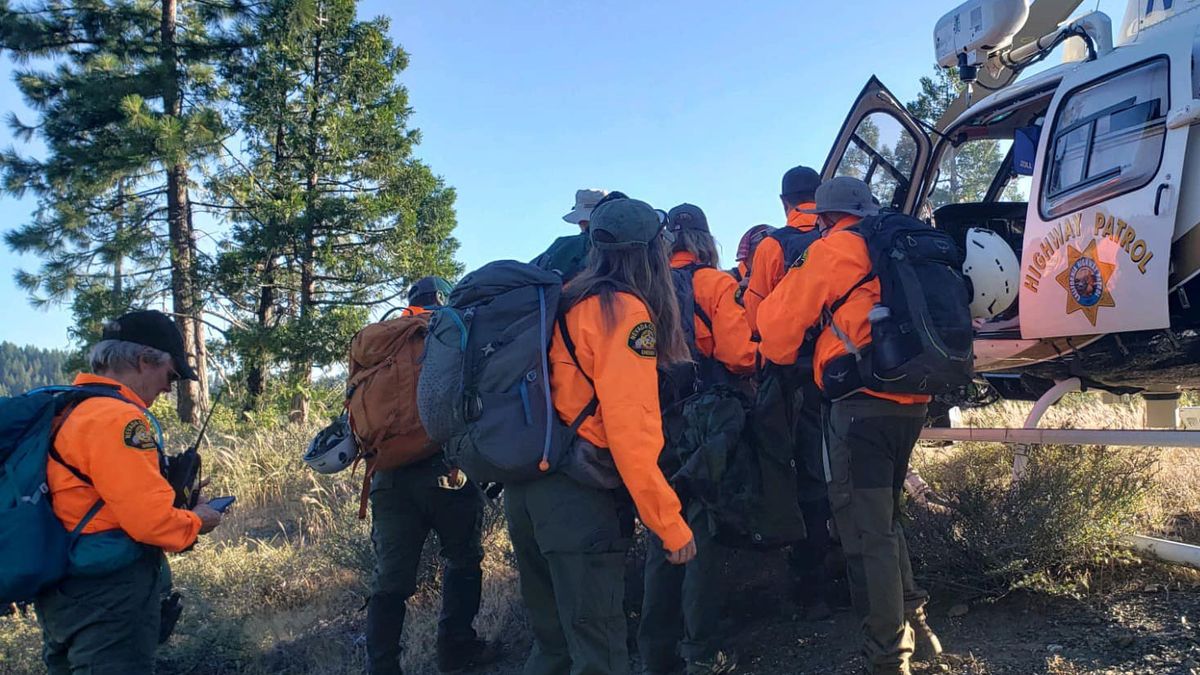 A search and rescue team
