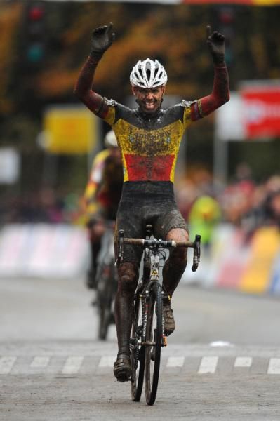 Sven Nys (Landbouwkrediet) celebrates victory