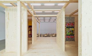 The wooden, pavilion-like structure also houses Marclay’s Hanging Scrolls (2011) – presented in Europe for the first time.