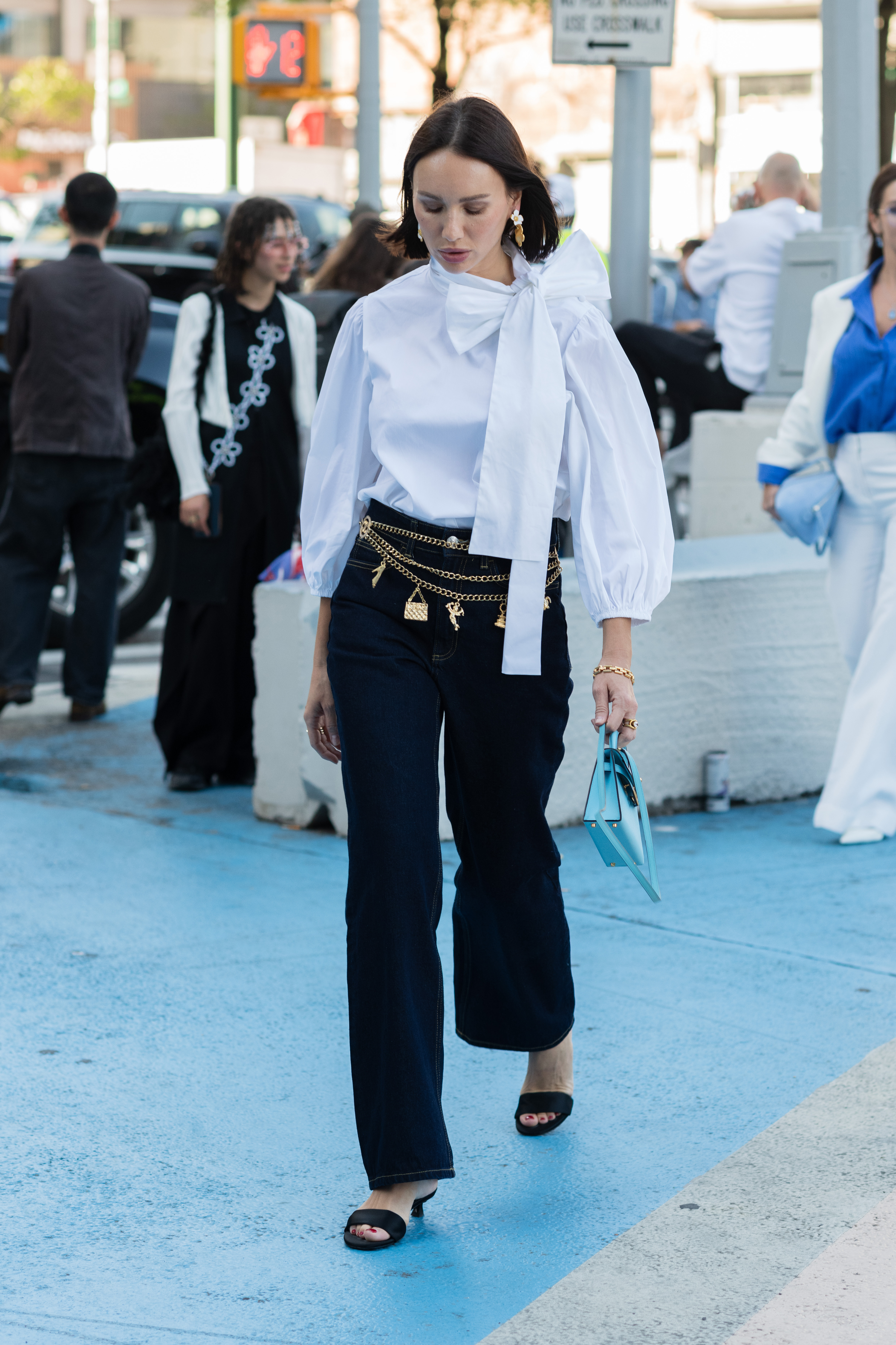 street style outfits during new york fashion week ss26