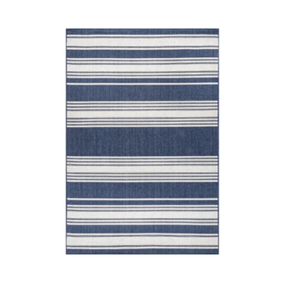Wayfair Graphic blue outdoor rug