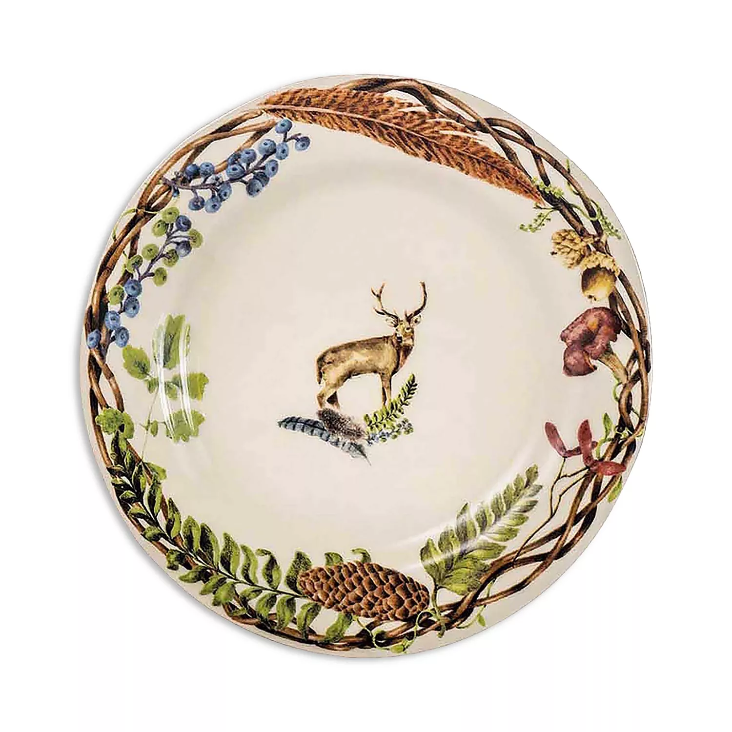 Forest Walk Stag Dessert/salad Plate