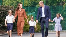 Prince and Princess of Wales take Prince George, Princess Charlotte and Prince Louis to Lambrook School