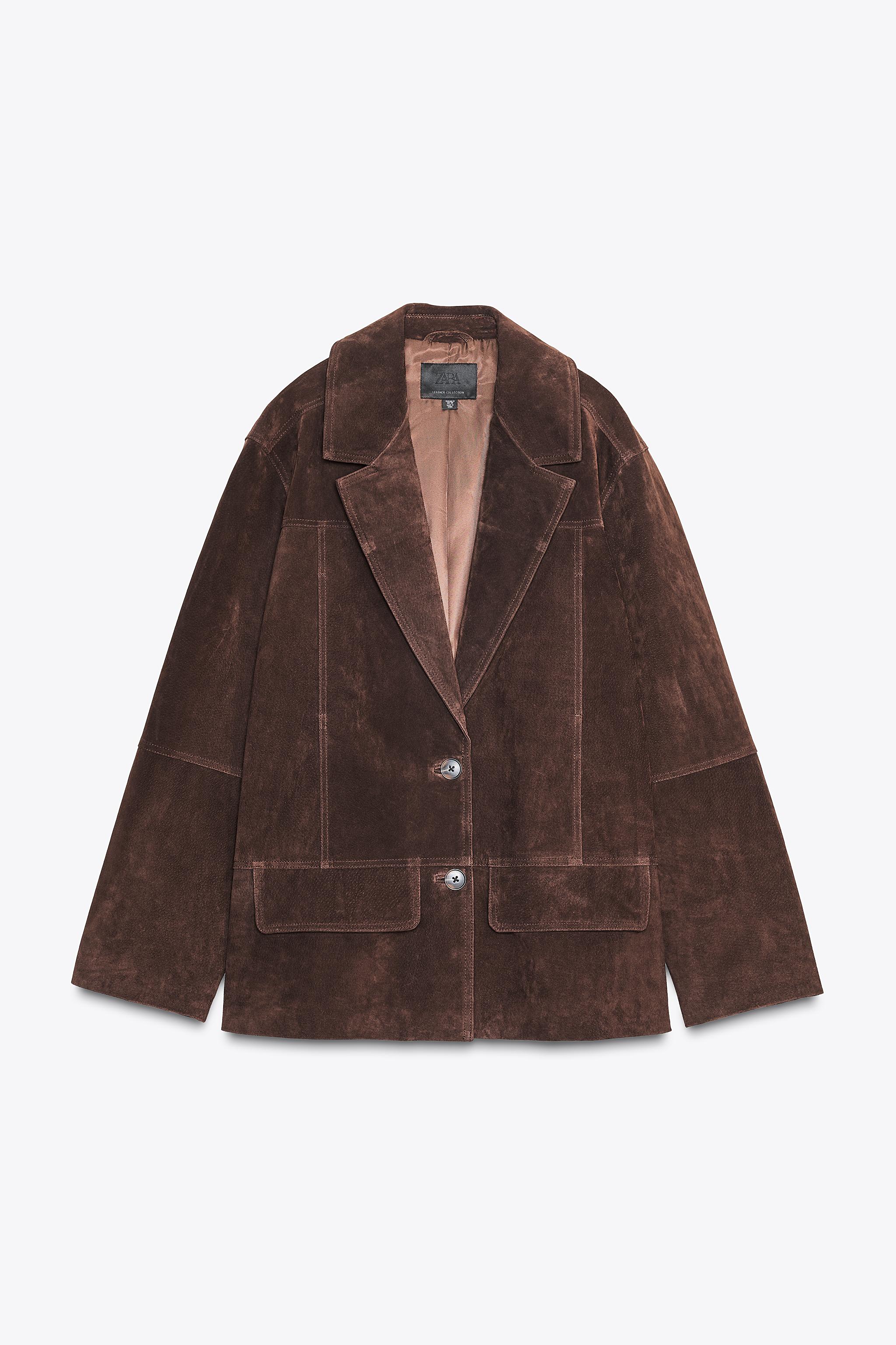 100% Suede Oversized Blazer