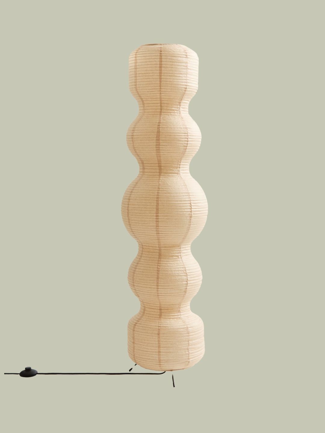 H&amp;amp;M Home, Rice Paper Floor Lamp in Beige