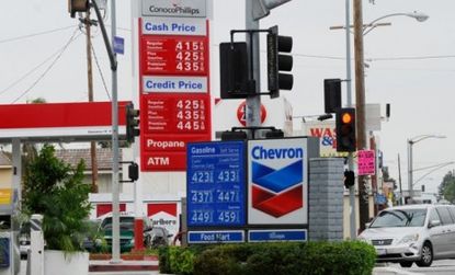 Gas prices in Los Angeles have jumped to more than $4 per gallon, and voters are very, very upset. 