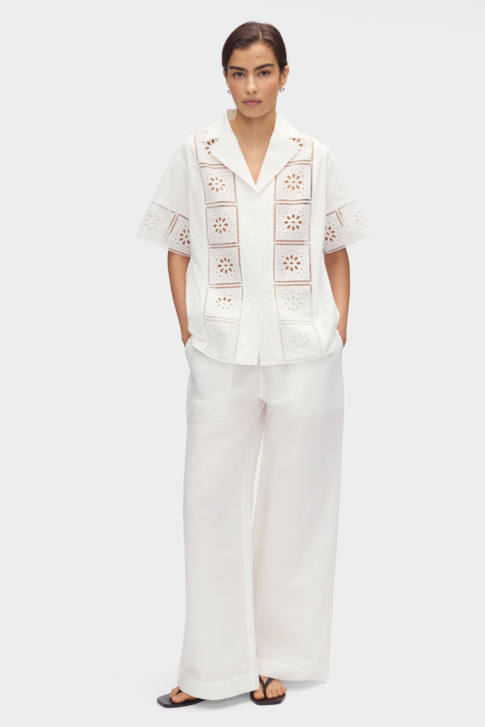 Ulysses Broderie Organic Cotton Shirt