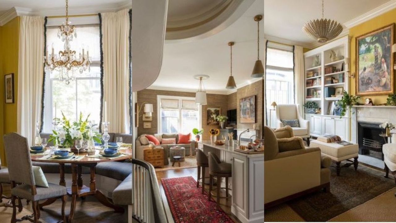 Boston brownstone three rooms